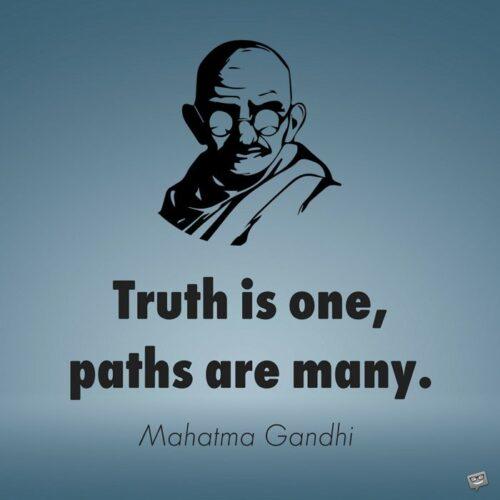 Mahatma Gandhi